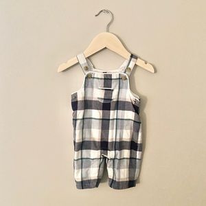 Janie and Jack Plaid One Piece Size 0-3 Months